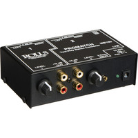 PROMATCH CONVERTS CONSUMER LEVEL STEREO RCA SIGNALS TO BALANCED XLR PROFESSIONAL LINE LEVEL &amp; BACK